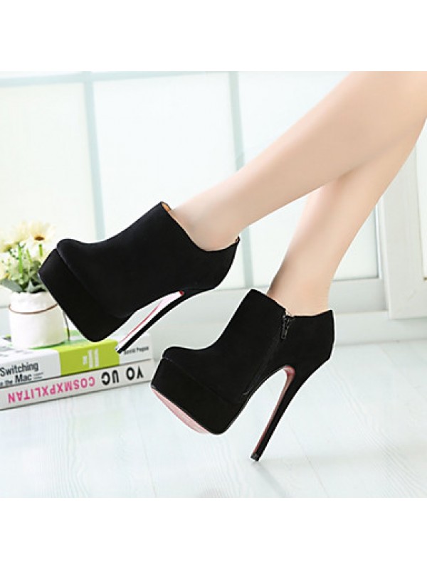 Women's Shoes 16CM Heel Height Sexy Round Toe Stiletto Heel Pumps Party Shoes More Colors available